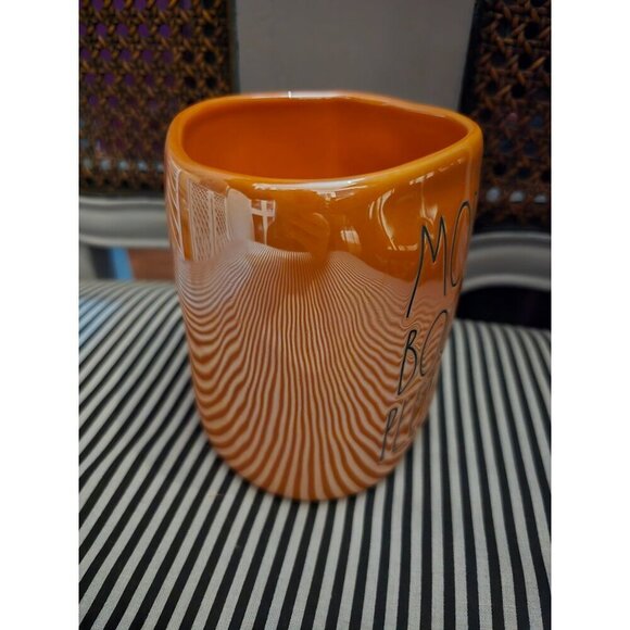 Rae Dunn Halloween More Boos Please Orange Iridescent Coffee Mug - Picture 7 of 10